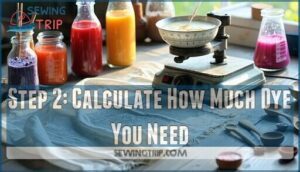 step 2: calculate how much dye you need