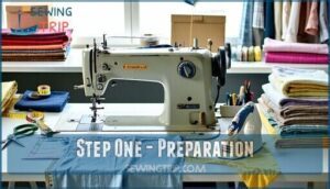 step one - preparation