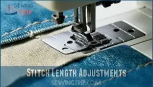 stitch length adjustments