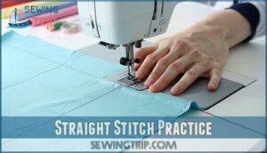 straight stitch practice