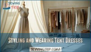 styling and wearing tent dresses