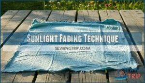 sunlight fading technique
