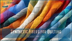 synthetic fibers for quilting