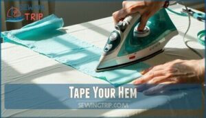tape your hem