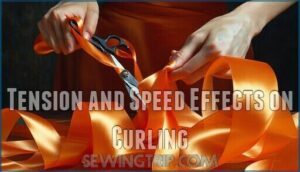 tension and speed effects on curling