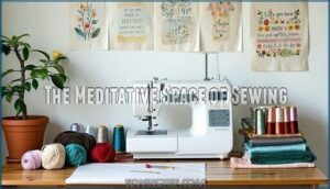 the meditative space of sewing