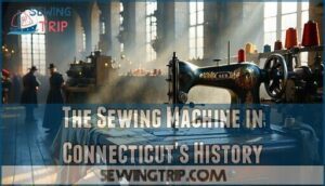 the sewing machine in connecticut's history
