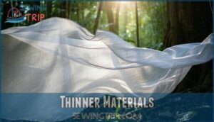 thinner materials
