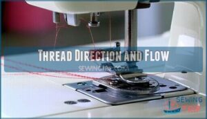 thread direction and flow