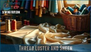 thread luster and sheen