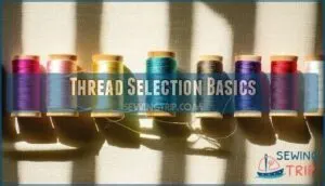 thread selection basics thread selection basics