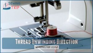 thread unwinding direction