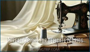 thread weight for delicate fabrics