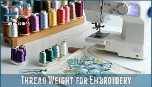 thread weight for embroidery