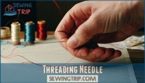 threading needle