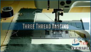 three thread basting