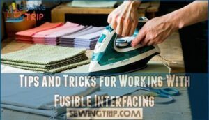 tips and tricks for working with fusible interfacing