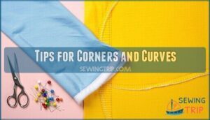 tips for corners and curves