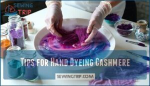 tips for hand dyeing cashmere
