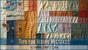 tips for hiding mistakes