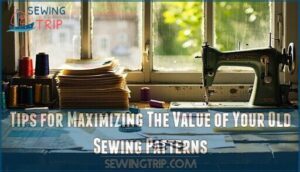 tips for maximizing the value of your old sewing patterns