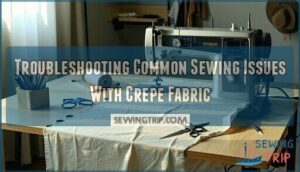 troubleshooting common sewing issues with crepe fabric