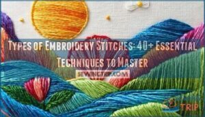 types of embroidery stitches
