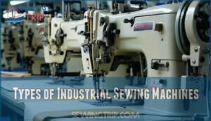 types of industrial sewing machines