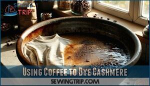 using coffee to dye cashmere
