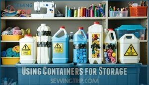 using containers for storage
