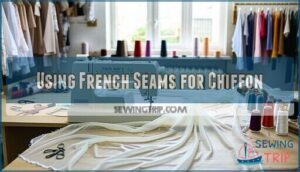 using french seams for chiffon