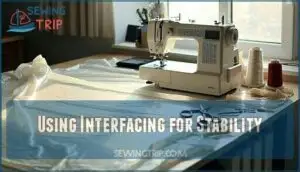 using interfacing for stability using interfacing for stability