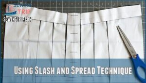 using slash and spread technique