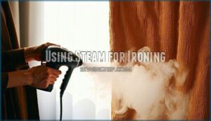 using steam for ironing