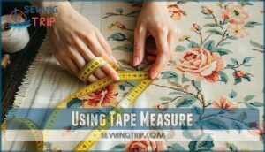 using tape measure