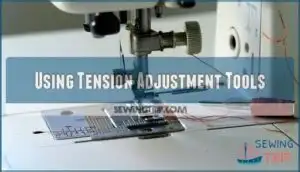 using tension adjustment tools