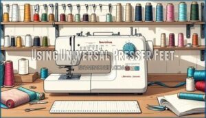 using universal presser feet