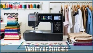 variety of stitches