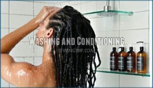 washing and conditioning