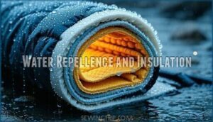 water repellence and insulation