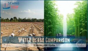 water usage comparison
