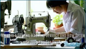 what is a sewing machine service and how often should you get one