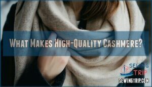 what makes high-quality cashmere