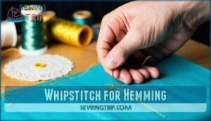 whipstitch for hemming