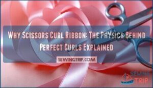 why scissors curl ribbon