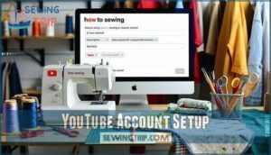 youtube account setup