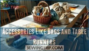 accessories like bags and table runners