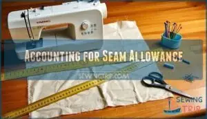 accounting for seam allowance