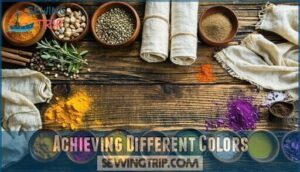 achieving different colors