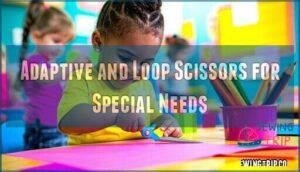 adaptive and loop scissors for special needs